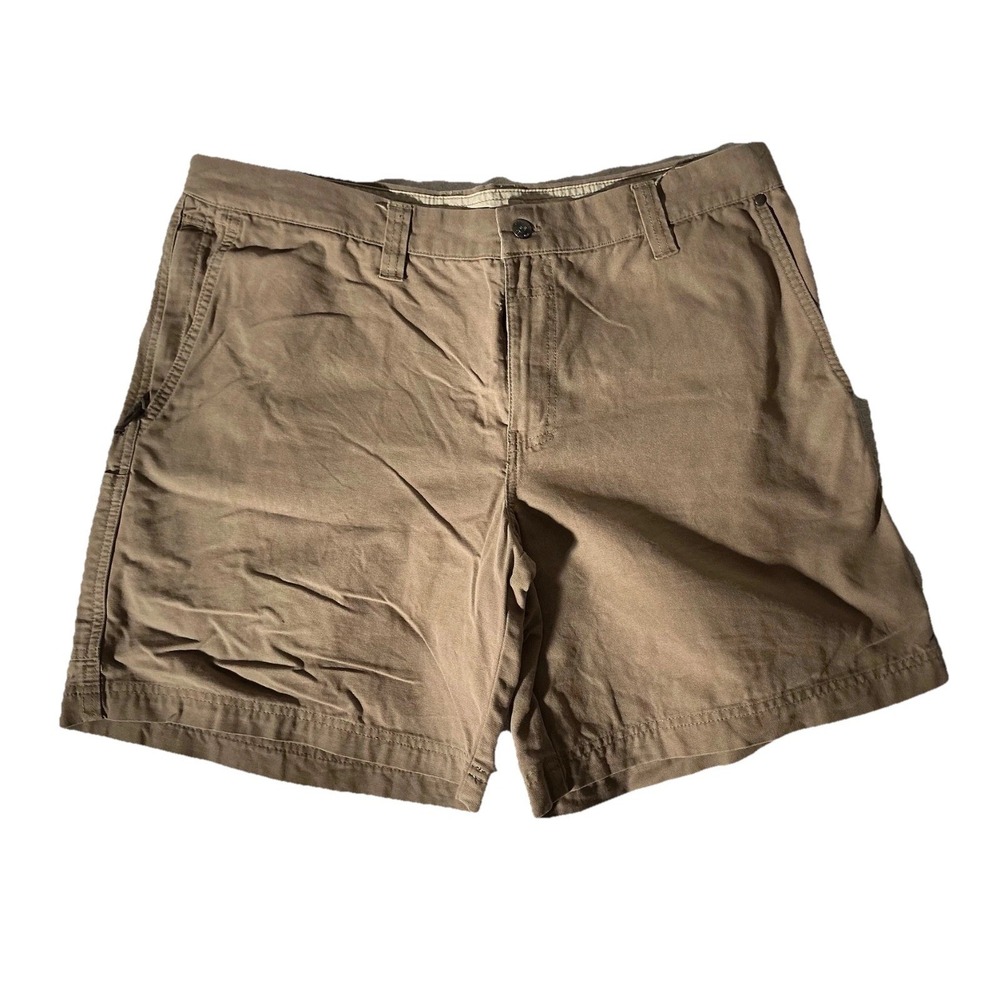 Columbia Shorts Mens Size 38 Cotton Cargo Hiking Khaki‎ Tan Walking Outdoors